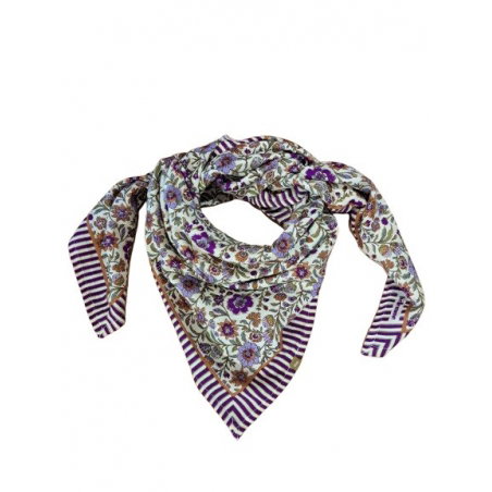 Foulard Grand format | Ashley lavande - Bëllemme