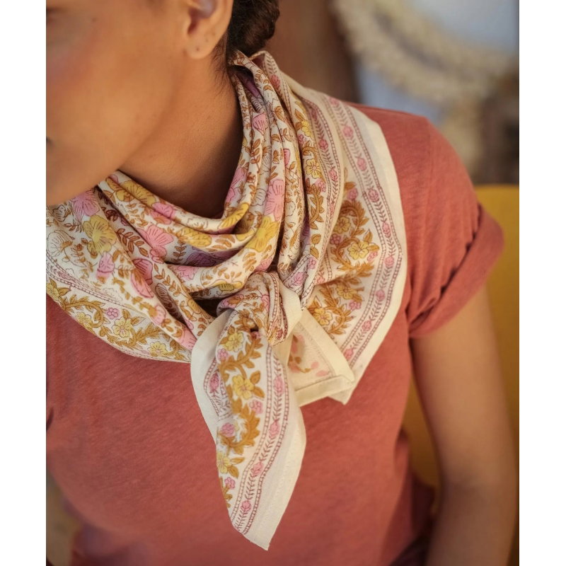 Foulard Grand format | Ellis mimosa
