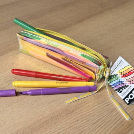 Trousse de 12 feutres - Poppik
