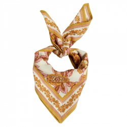 Petit Foulard Indien | Jakarta rose - Bonheur du jour