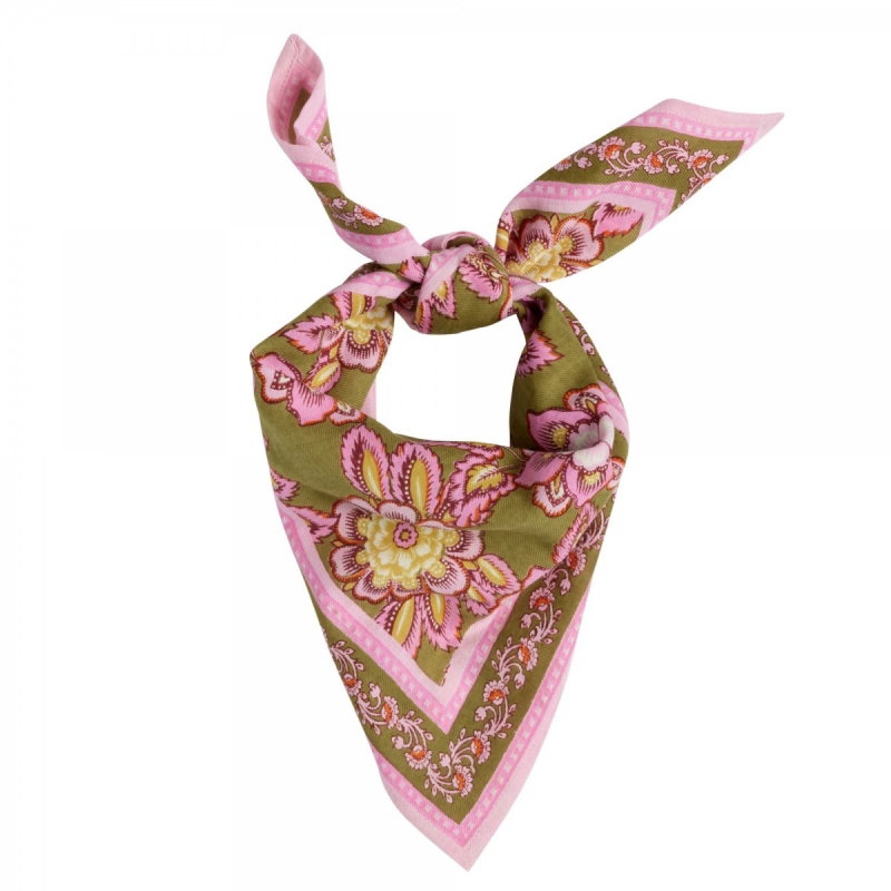 Petit Foulard Indien | Jakarta olive