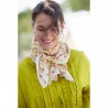 Foulard Indien | Leopard Ecru/kiwi