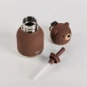 Mini gourde isotherme 200 ml  | Ours brun