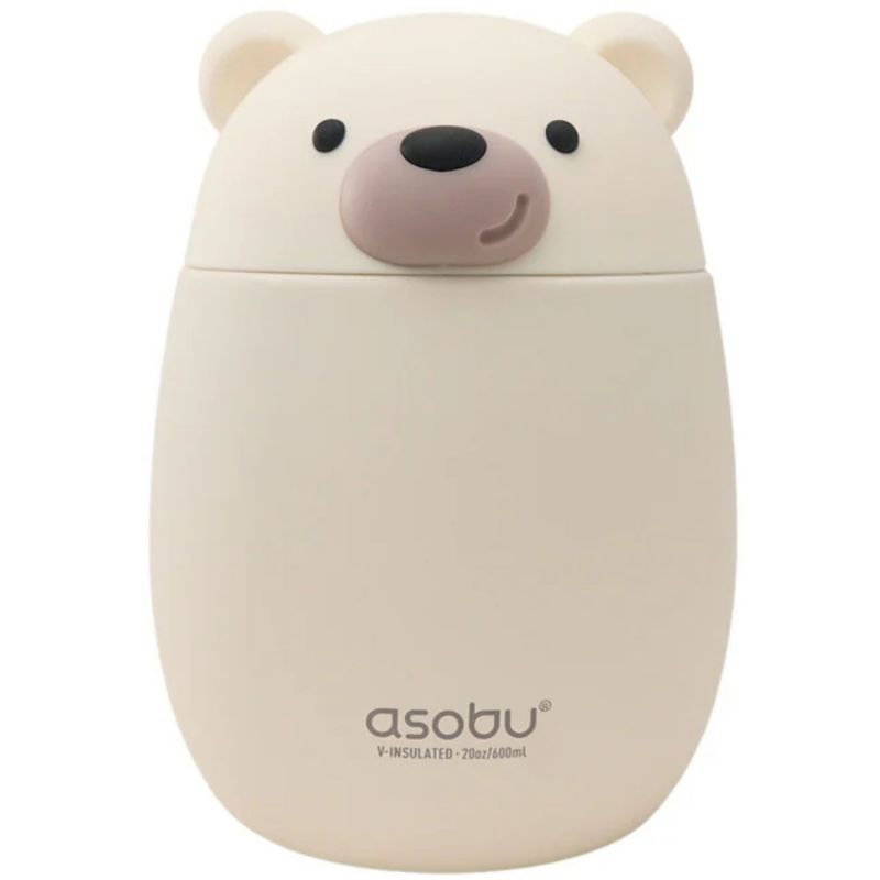 Récipient isotherme 600 ml  | Ours blanc
