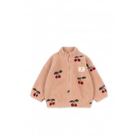 Veste polaire | Ma grande cerise Blush - Konges Slojd