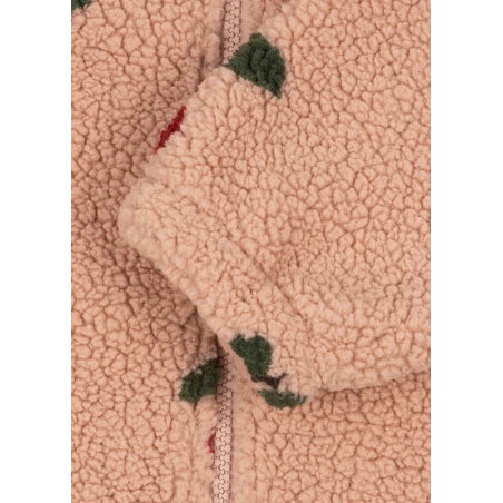 Veste polaire | Ma grande cerise Blush - Konges Slojd