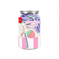Kit Canette Bag Charm Pshiiit | Strawberry Milk - La petite épicerie
