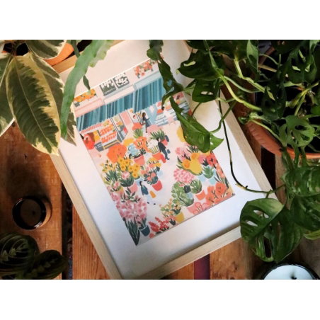 Coffret de peinture au numéro | Flower Market par Zaze Art - La petite épicerie