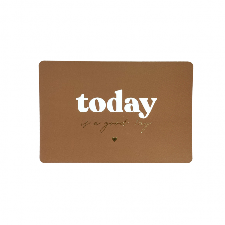 Carte "Today is a good day" - Little cecile