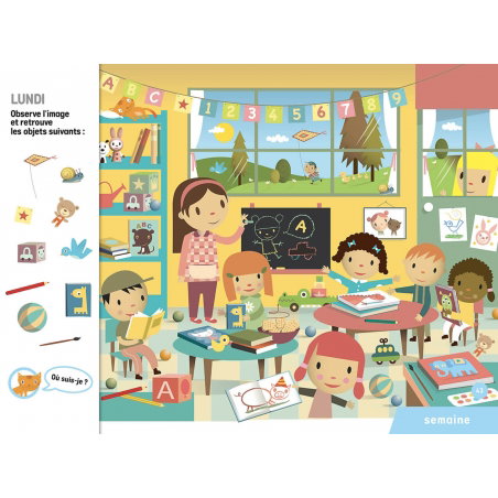 Cherche et trouve | A la maternelle - Auzou