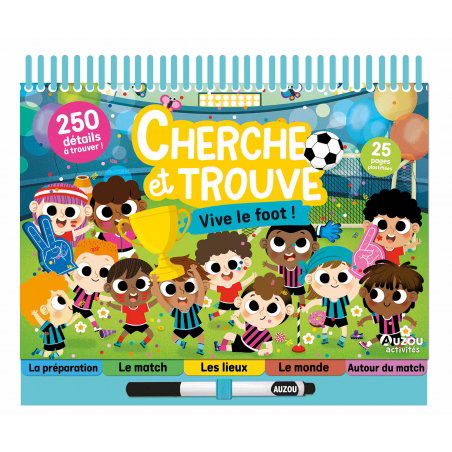 Cherche et trouve | Vive le foot - Auzou
