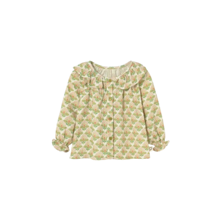 Blouse bébé Iris | Vert - Cozmo