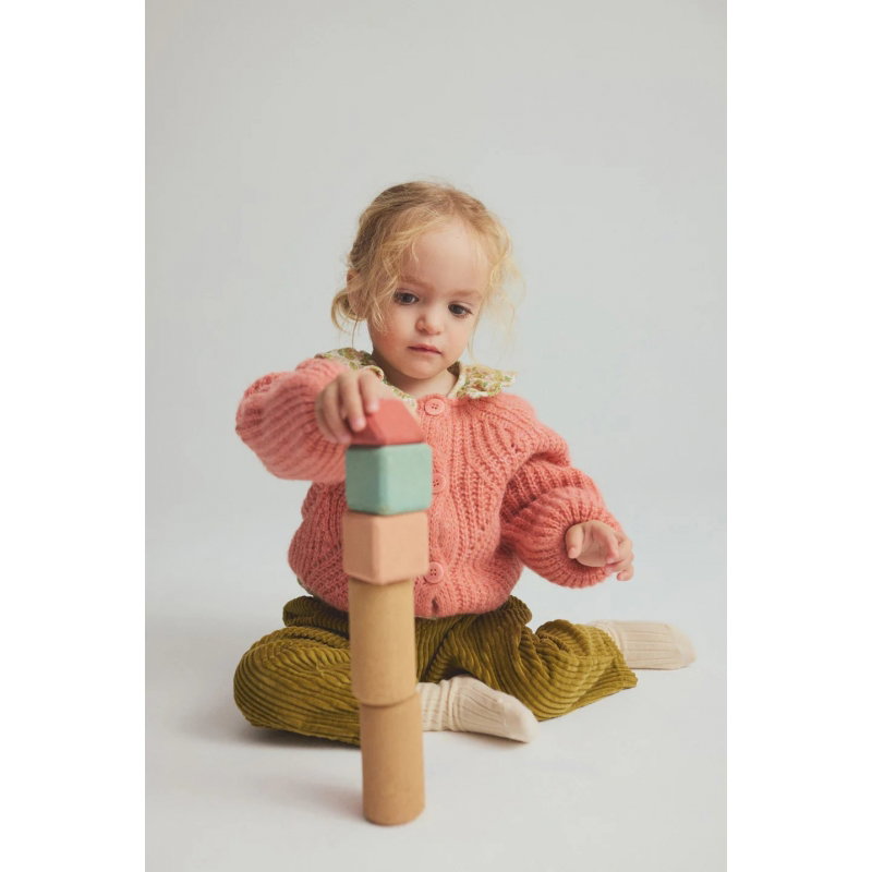 Gilet bébé India | Pink Siena