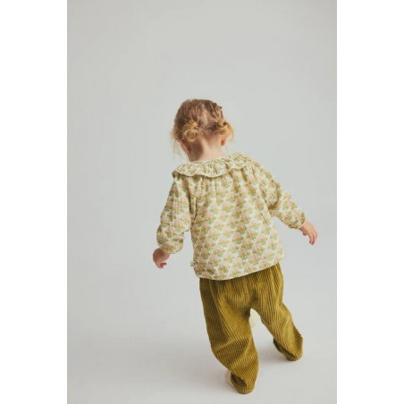 Blouse bébé Iris | Vert - Cozmo