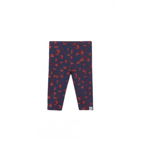 Legging bébé léopard | Navy - Cozmo