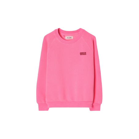 Sweat enfant Izubird | Fluorescent rose - American Vintage Kids