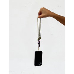 Mini cordon de téléphone | Vert olive