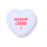 Miroir de poche blanc | Maman chérie