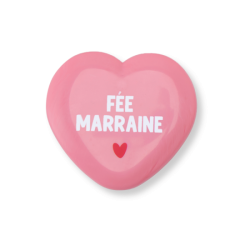 Miroir de poche rose | Fée marraine - Atelier wagram