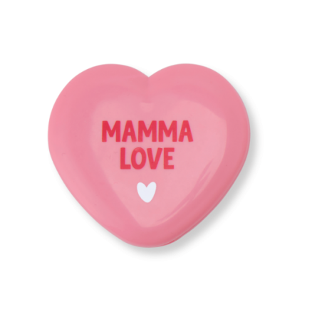 Miroir de poche rose | Mamma love - Atelier wagram