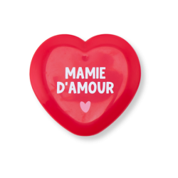 Miroir de poche rouge | Mamie d'amour - Atelier wagram