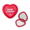 Miroir de poche rouge | Mamie d'amour
