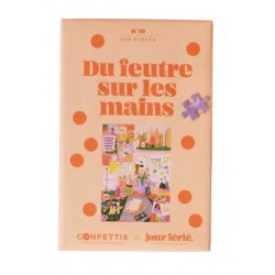 Puzzle 500 pièces | Du feutre sur les mains