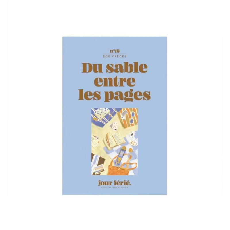 Puzzle 500 pièces | Du sable entre les pages