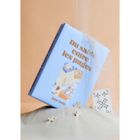 Puzzle 500 pièces | Du sable entre les pages - jour férié.