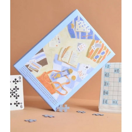 Puzzle 500 pièces | Du sable entre les pages - jour férié.