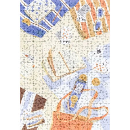 Puzzle 500 pièces | Du sable entre les pages - jour férié.