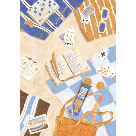 Puzzle 500 pièces | Du sable entre les pages - jour férié.