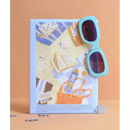 Puzzle 500 pièces | Du sable entre les pages - jour férié.
