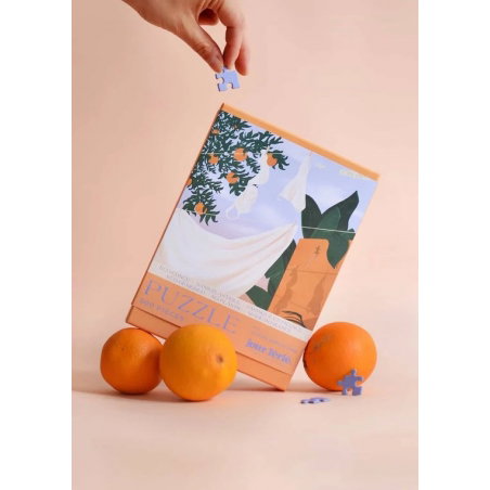Puzzle 500 pièces | La petite danse du linge - jour férié.