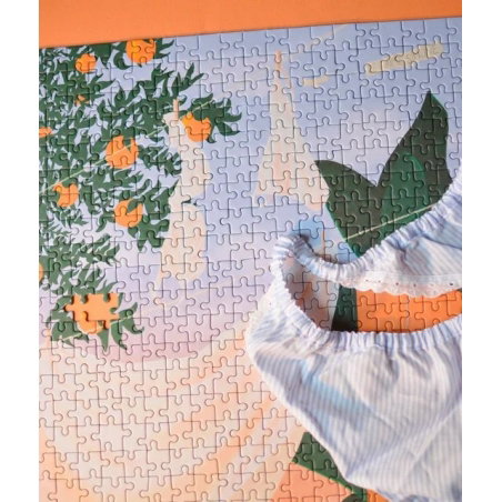 Puzzle 500 pièces | La petite danse du linge - jour férié.