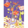 Puzzle 500 pièces | Des fleurs sur la table