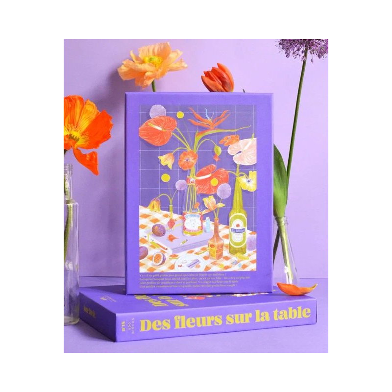 Puzzle 500 pièces | Des fleurs sur la table
