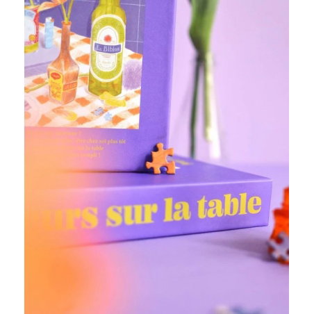 Puzzle 500 pièces | Des fleurs sur la table - jour férié.