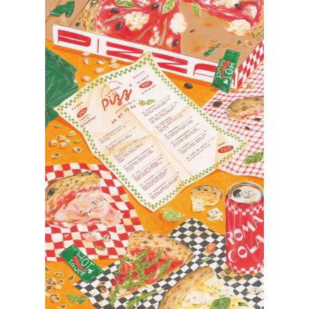 Puzzle 1000 pièces | La pizza à emporter - jour férié.