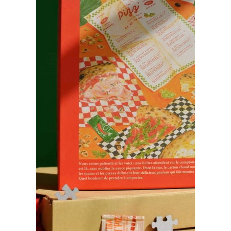 Puzzle 1000 pièces | La pizza à emporter - jour férié.