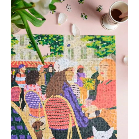 Puzzle 1000 pièces | Regarder les gens - jour férié.