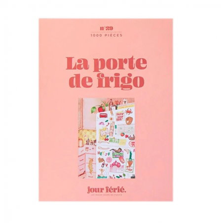 Puzzle 1000 pièces | La porte de frigo - jour férié.