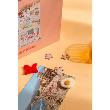 Puzzle 1000 pièces | La porte de frigo - jour férié.