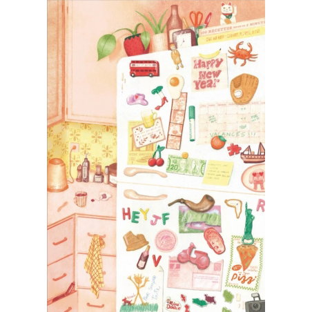 Puzzle 1000 pièces | La porte de frigo - jour férié.