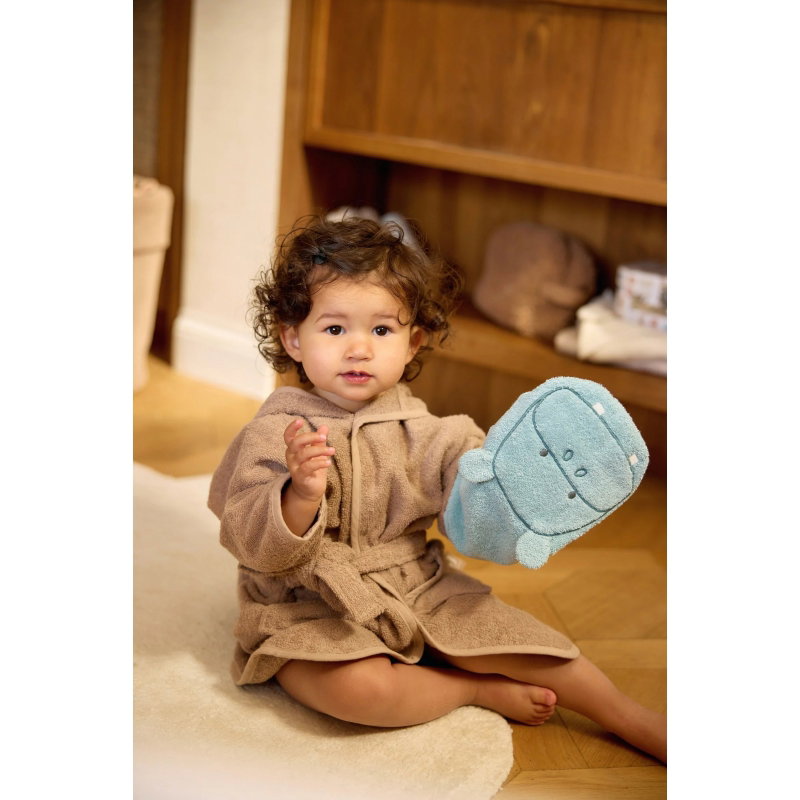 Gant de toilette éponge | Hippo Happy