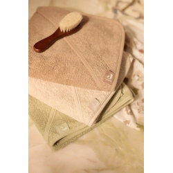 Cape de bain éponge 100x100 cm | Milky Coffee