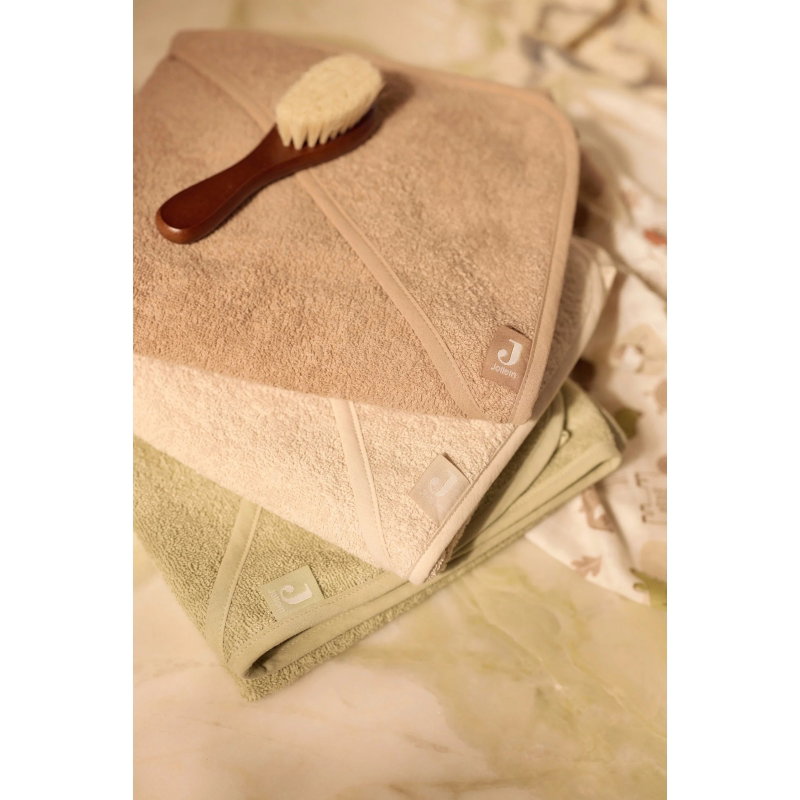 Cape de bain éponge 100x100 cm | Milky Coffee