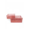 Lot de 2 caisses pailletées | Sparkling Blush