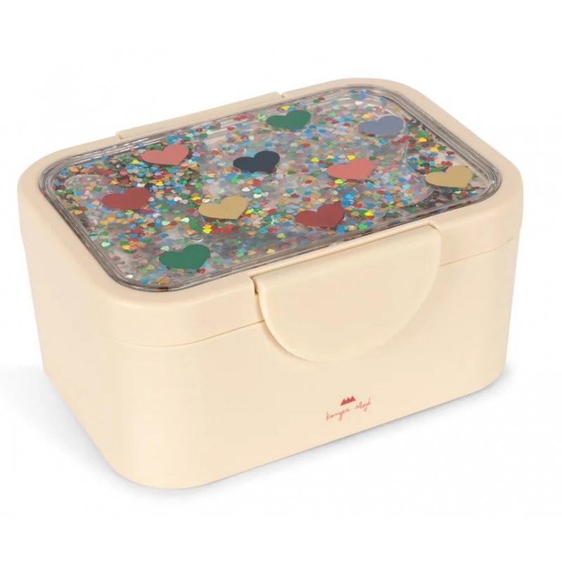 Glitter Lunch box | Bon coeur coloré