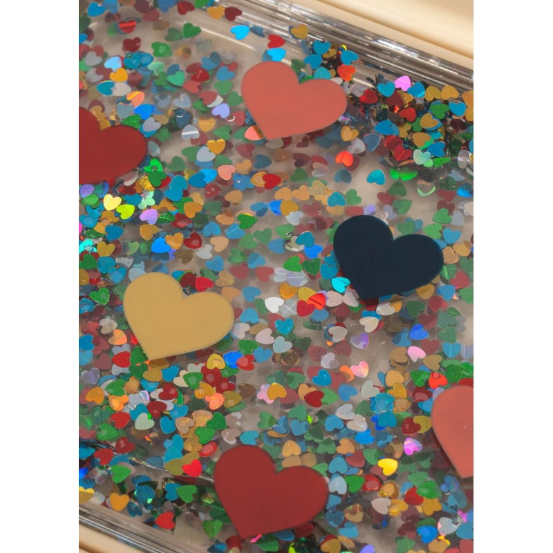 Glitter Lunch box | Bon coeur coloré